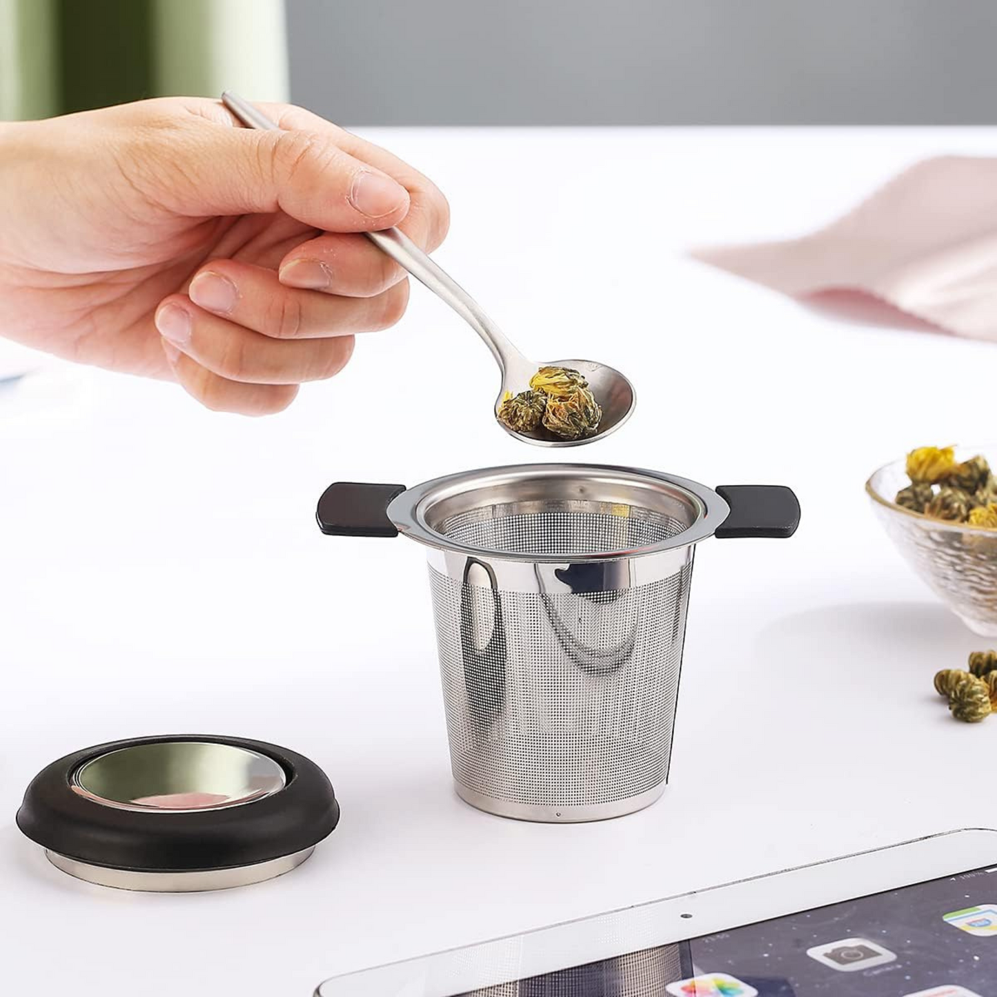 Filtro de té para taza