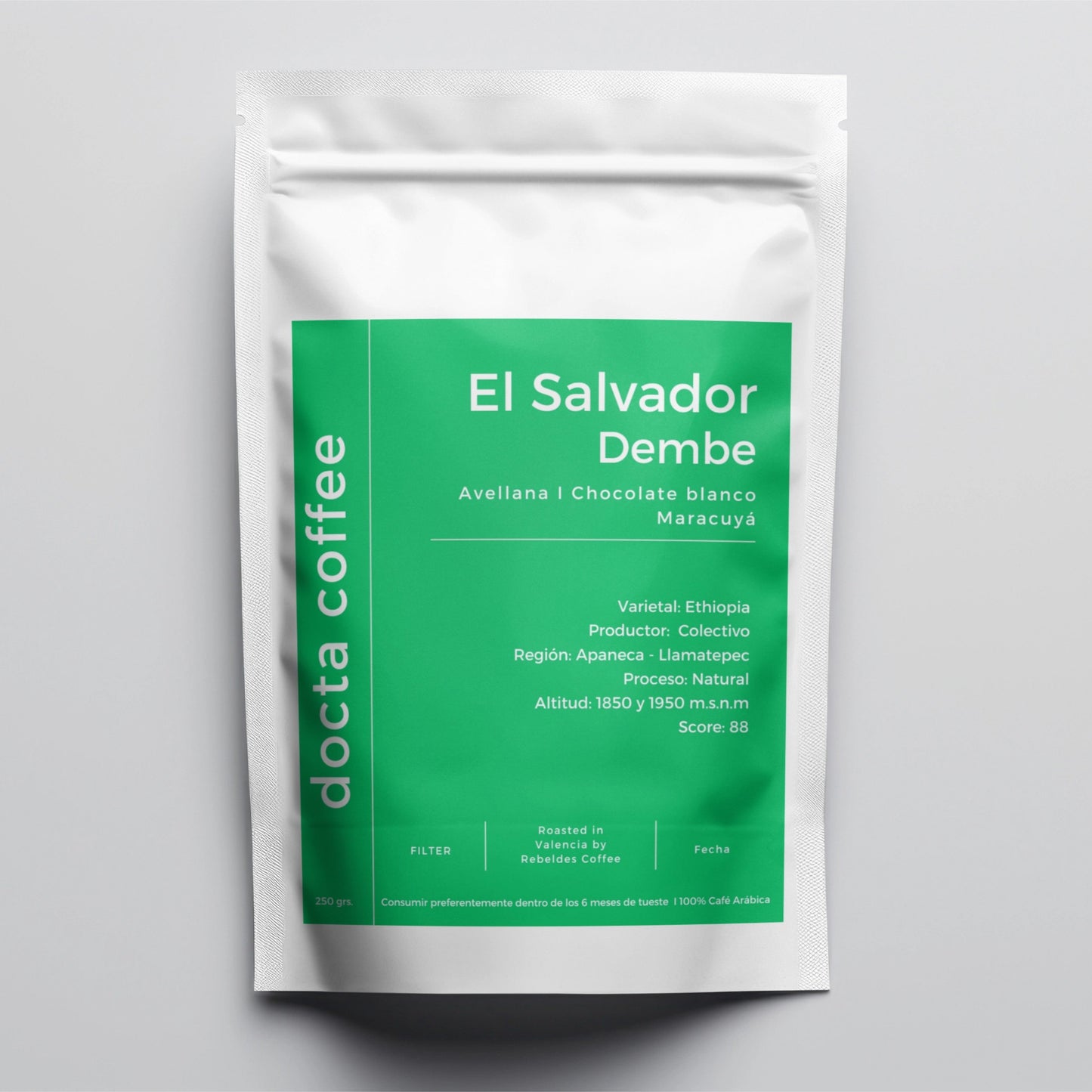 Café de especialdiad de El Salvador para Filtro V60